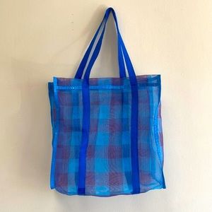 Mexican woven beach bag / farmers market bag